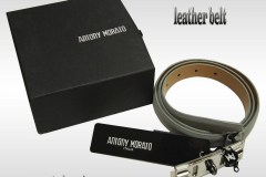 ANTONY MORATO Leather Belt Grey