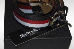 ANTONY MORATO Leather Belt Red White